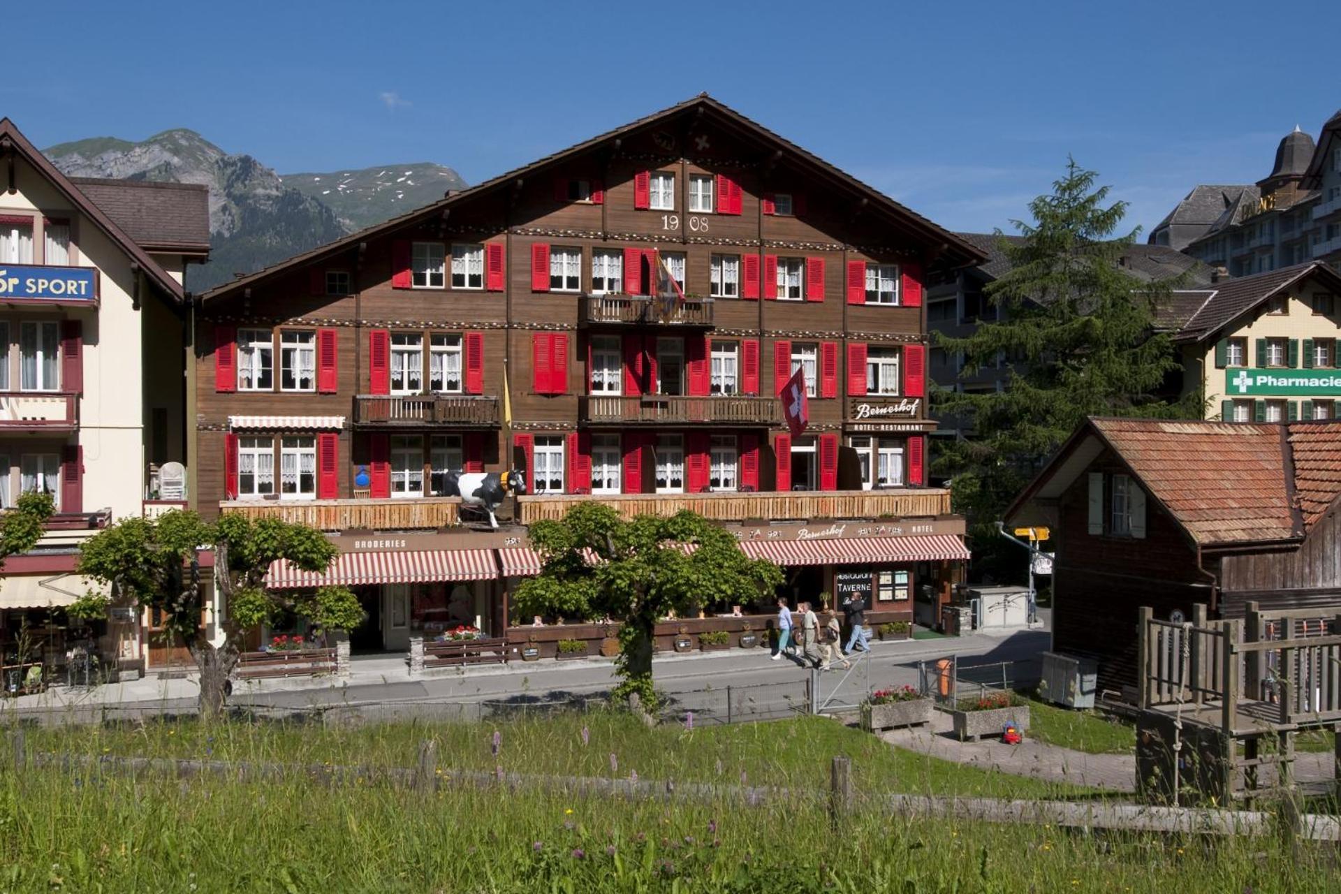 Swiss Lodge Hotel Bernerhof Wengen Exterior foto