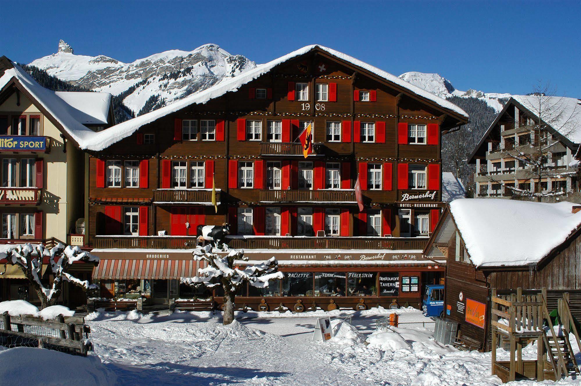 Swiss Lodge Hotel Bernerhof Wengen Exterior foto